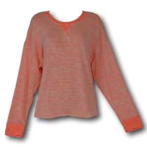 Womens Splendid Neon Coral Knit Top / T-Shirt ~ M NEW